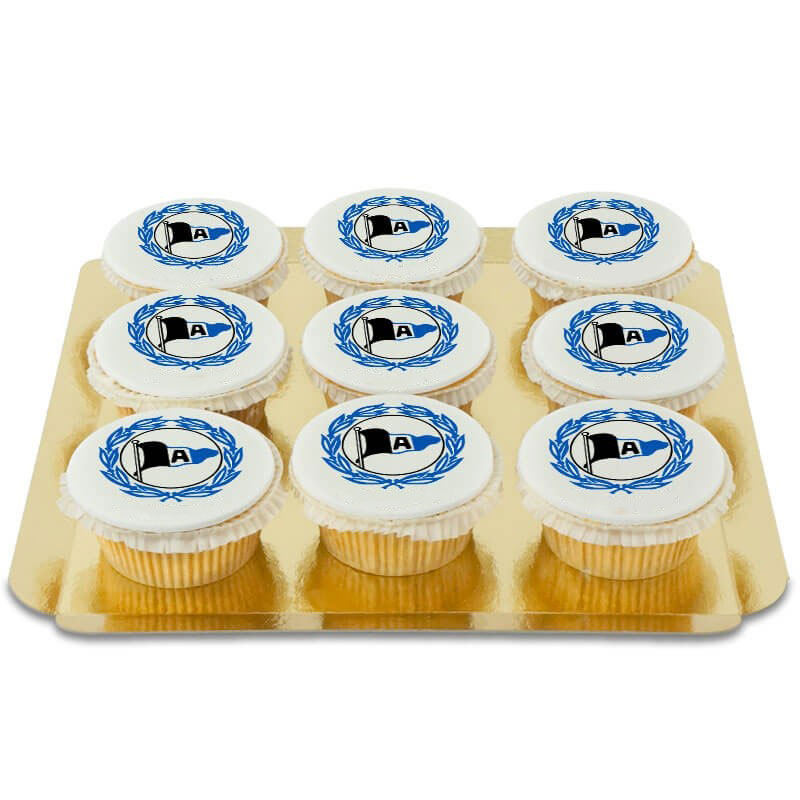 Arminia Bielefeld Cupcakes, 9 pieces