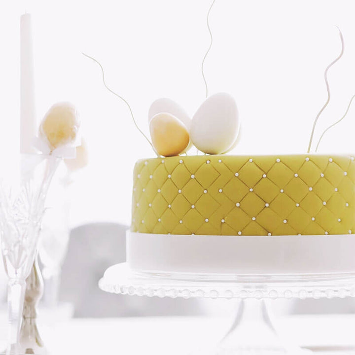 Green Deluxe Cake - double height