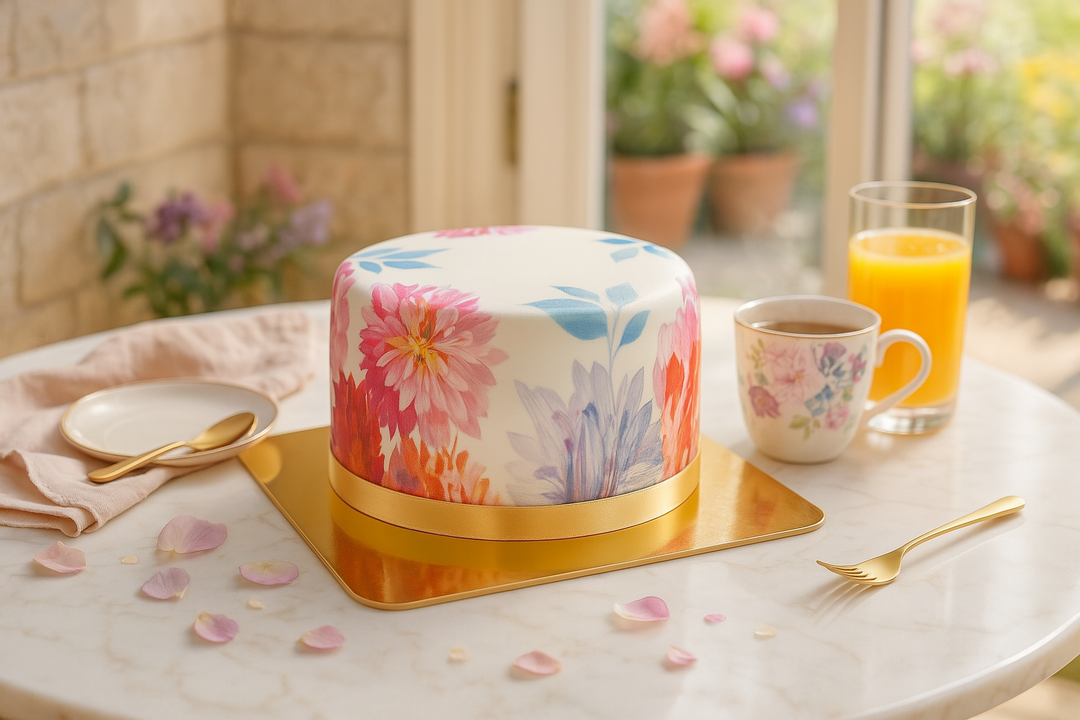 Deluxe Flower Cake