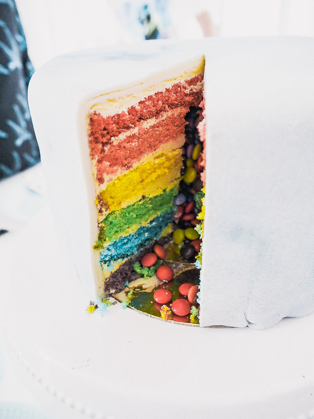 Deluxe Marble Pattern Cake – double height