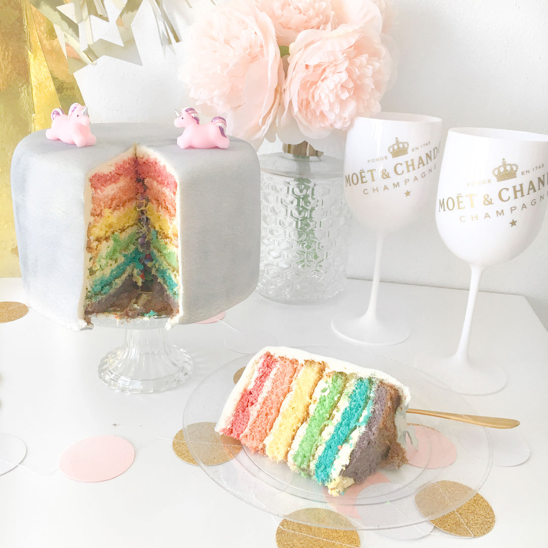 Deluxe Marble Pattern Cake – double height