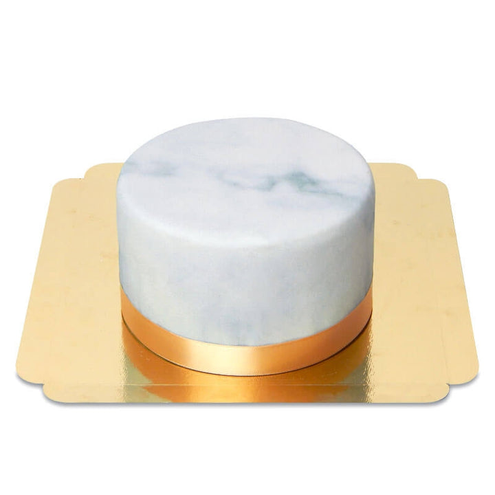 Deluxe Marble Pattern Cake – double height