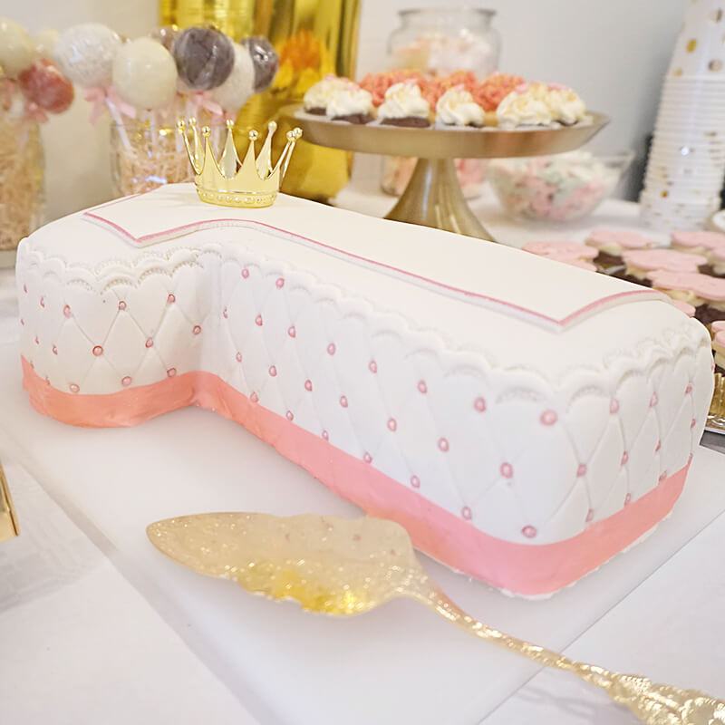 Deluxe Number Cake, various colours