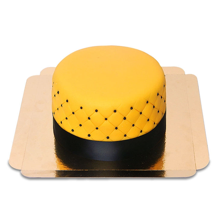 Yellow Deluxe Cake - double height