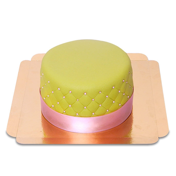 Green Deluxe Cake - double height