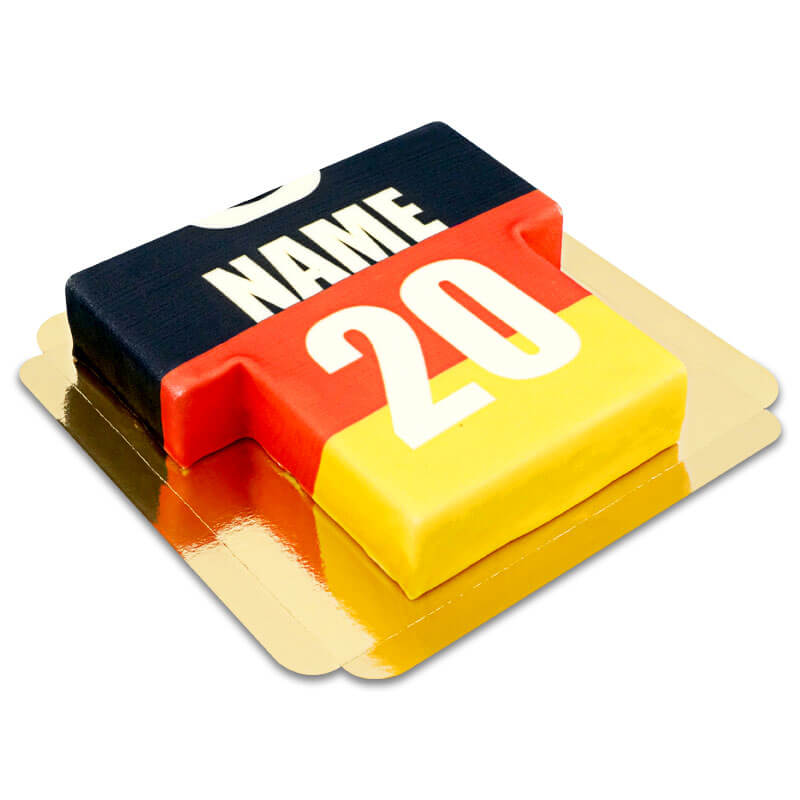 Germany football shirt cake