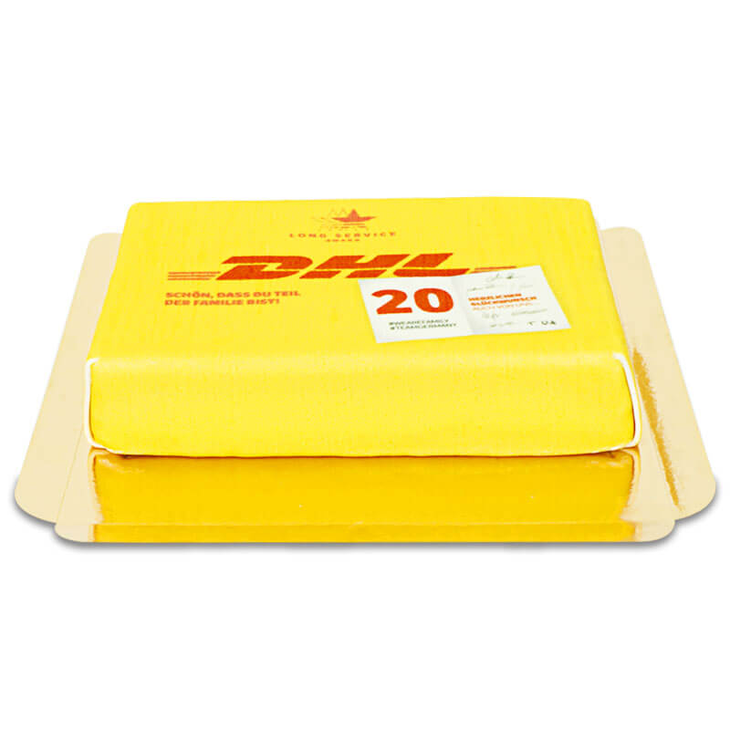 DHL Express anniversary cakes, 12 portions, M-25x17cm