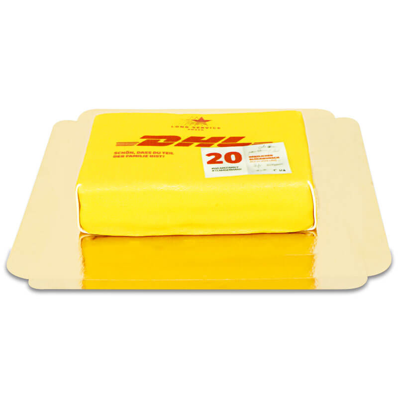 DHL Express Anniversary Cakes, 6 portions, S-20x14cm