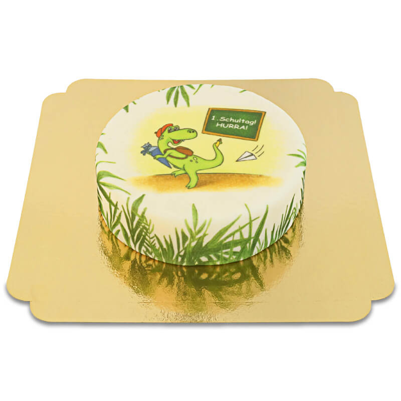 First Day at School Cake "Dinosaur"