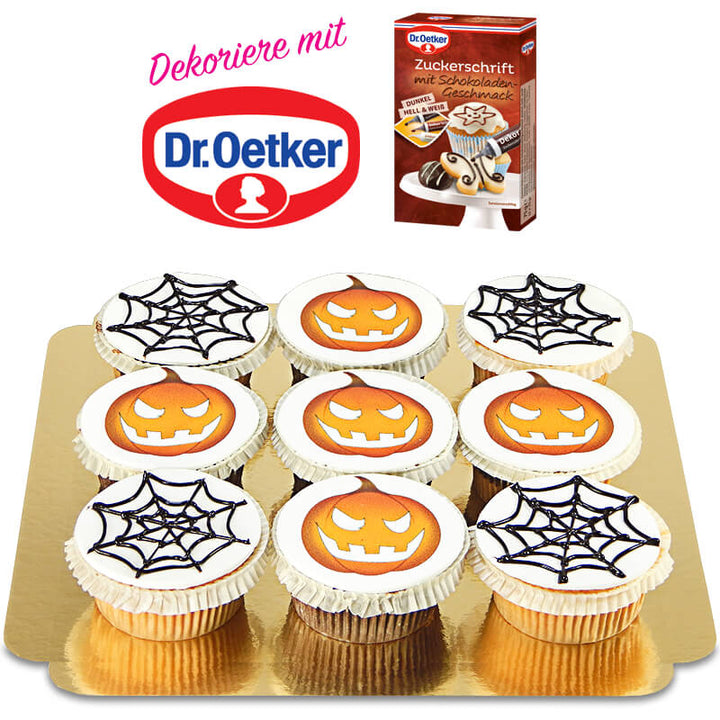 Dr. Oetker Halloween Cupcakes, 9 pieces