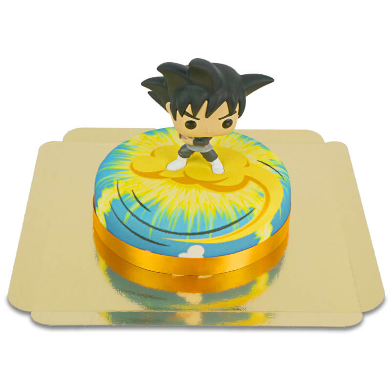 Goku® Black from Dragon Ball® on a Nimbus cake