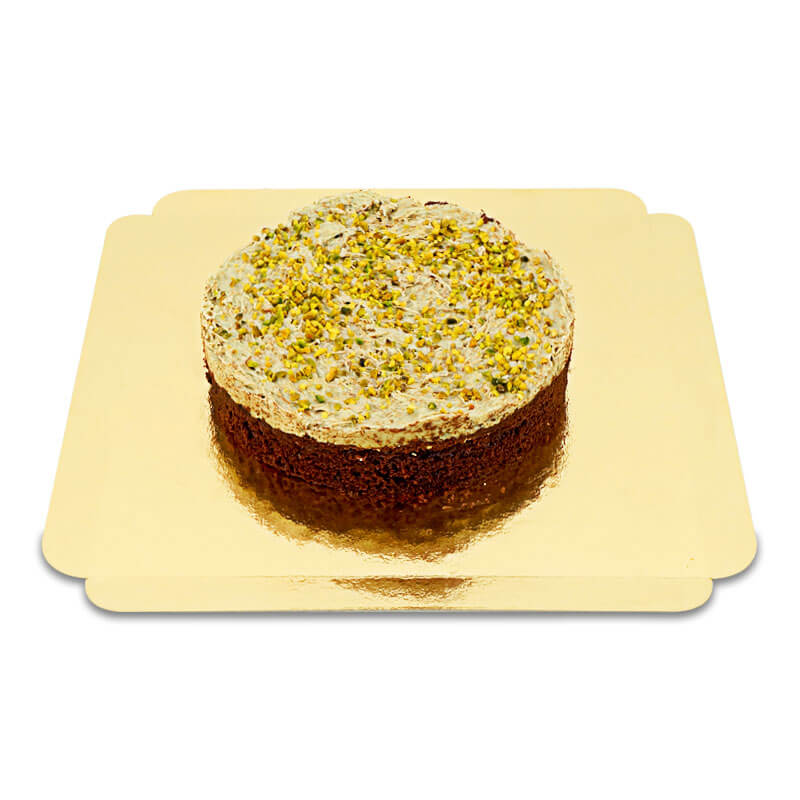 Dubai-style chocolate cake