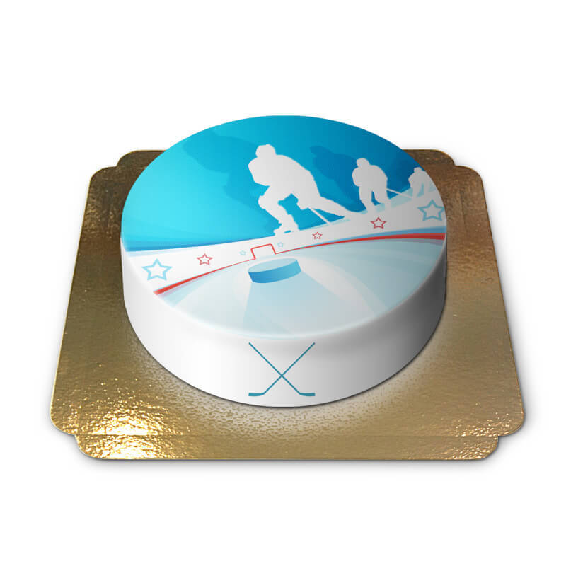 Ice Hockey Cake