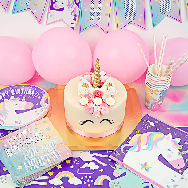 Unicorn Party Set – incl. cake