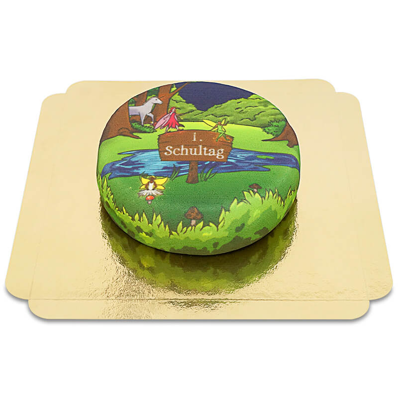 First Day at School Cake "Fairy Forest"