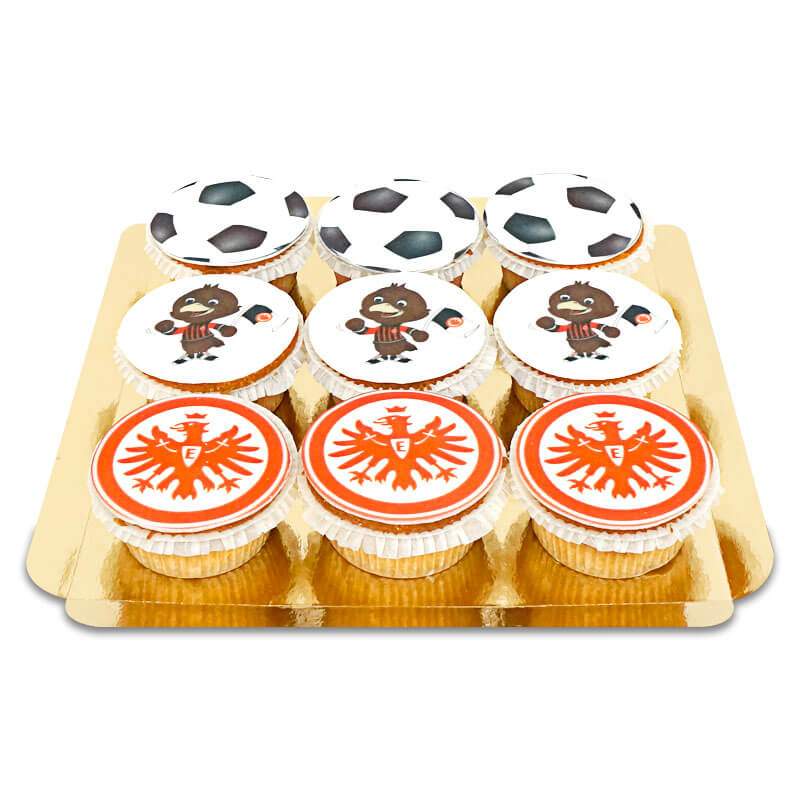 Eintracht Frankfurt Cupcake Mix (9 pieces)