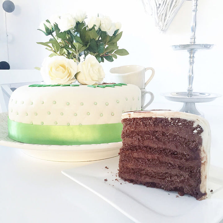 Happy Birthday Deluxe Cake – GREEN – Double Height