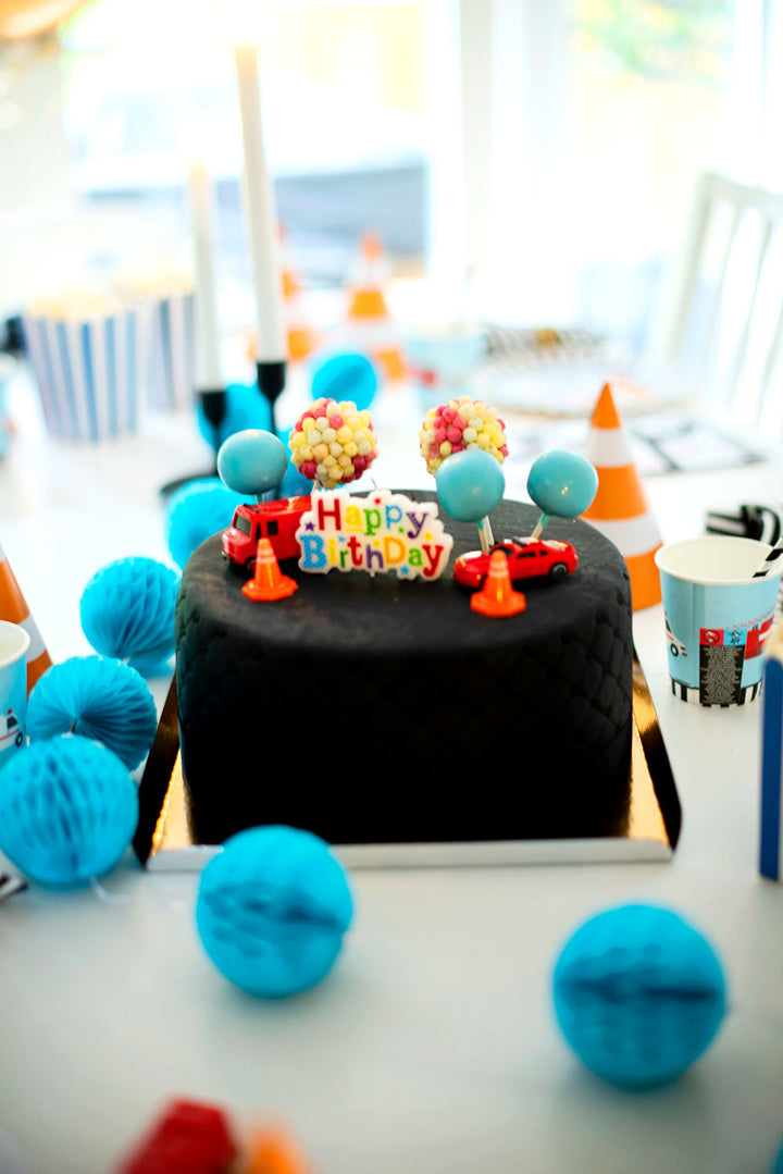 Black Deluxe Cake with Cake Ribbon