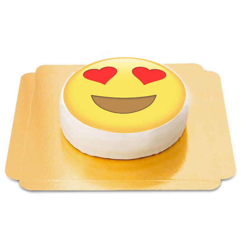 Love-struck Emoji Cake