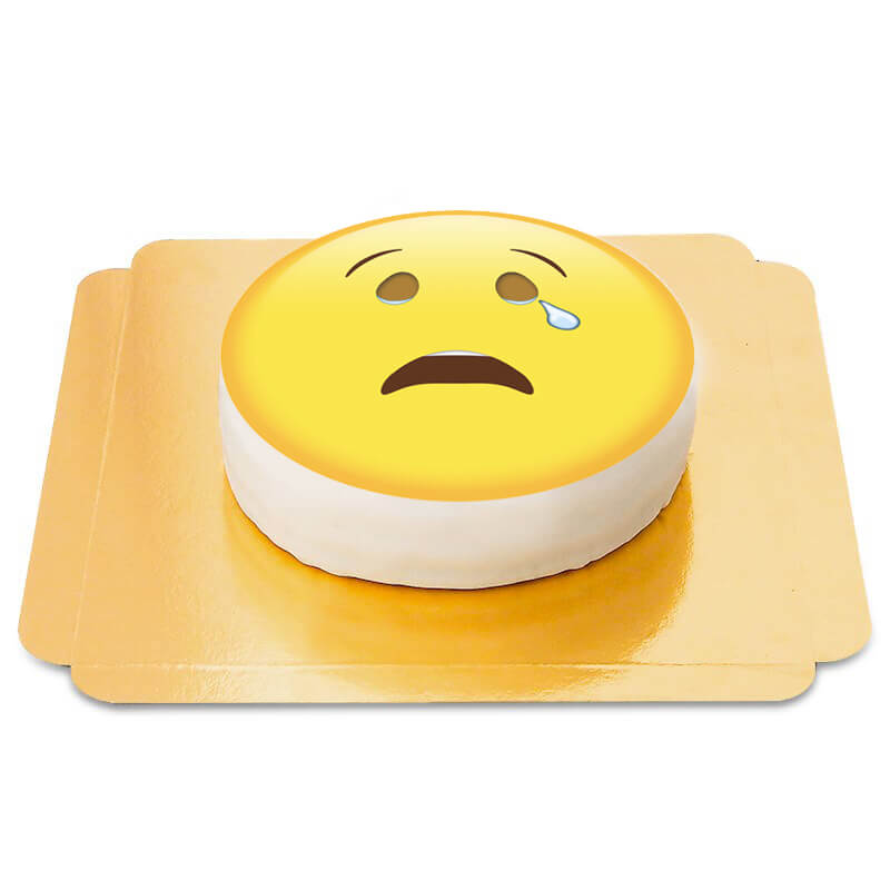 Crying Emoji Cake