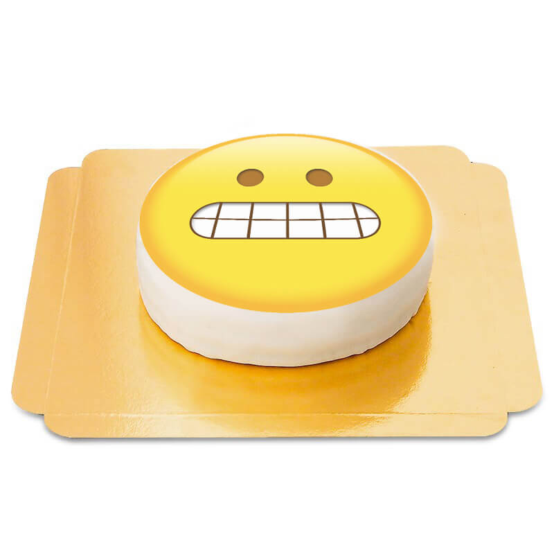 Gloating Emoji Cake