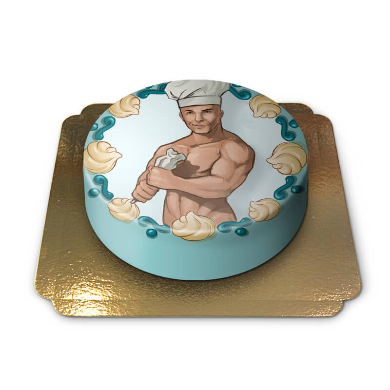 Sexy Pastry Chef Cake