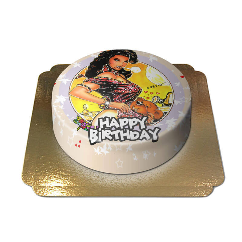 Happy Birthday Erotic Cake