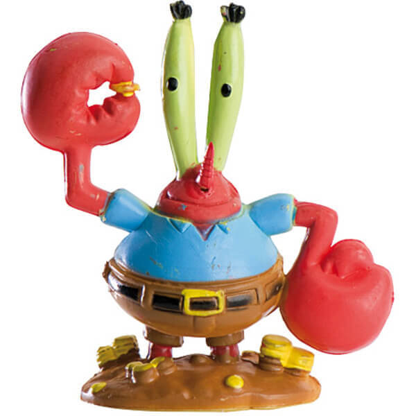 SpongeBob® & Patrick on a two-tier sea-themed cake with ribbon