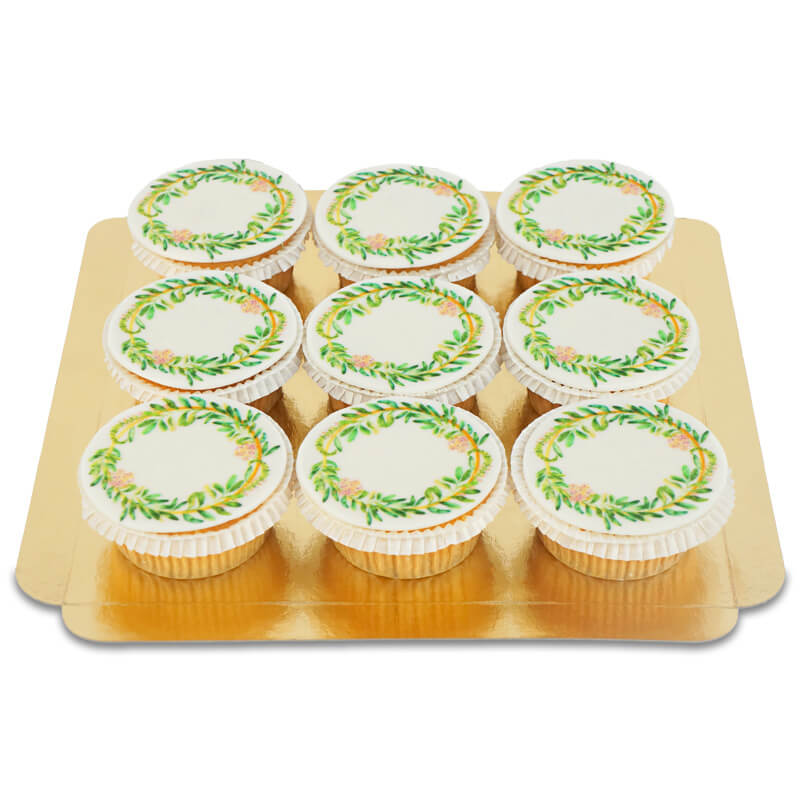 Eucalyptus Cupcakes (9 pieces)