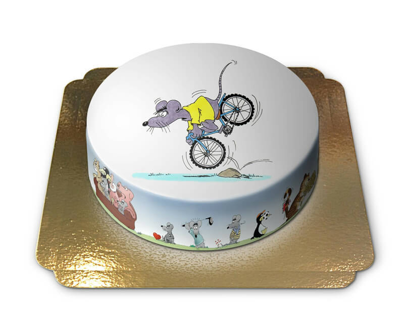 The Mouse on a Bicycle – Uli Stein