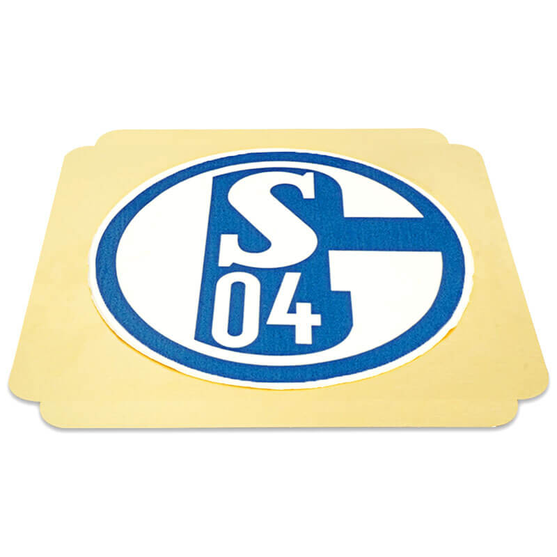 FC Schalke 04 cake topper, 22cm