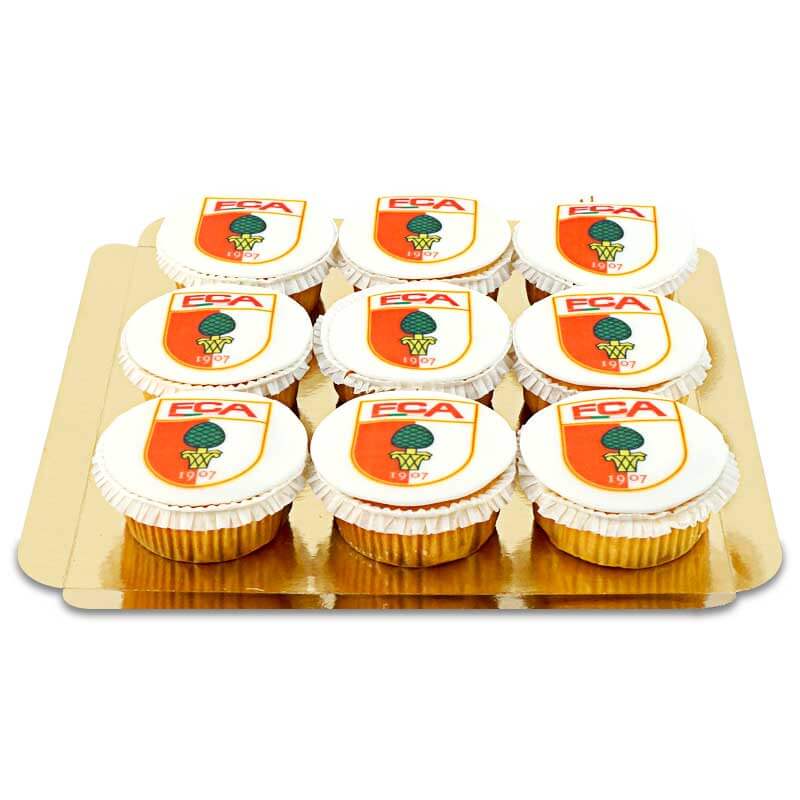 FC Augsburg Cupcakes (9 pieces)