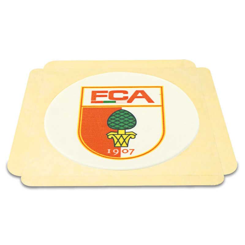 FC Augsburg cake topper, 22cm