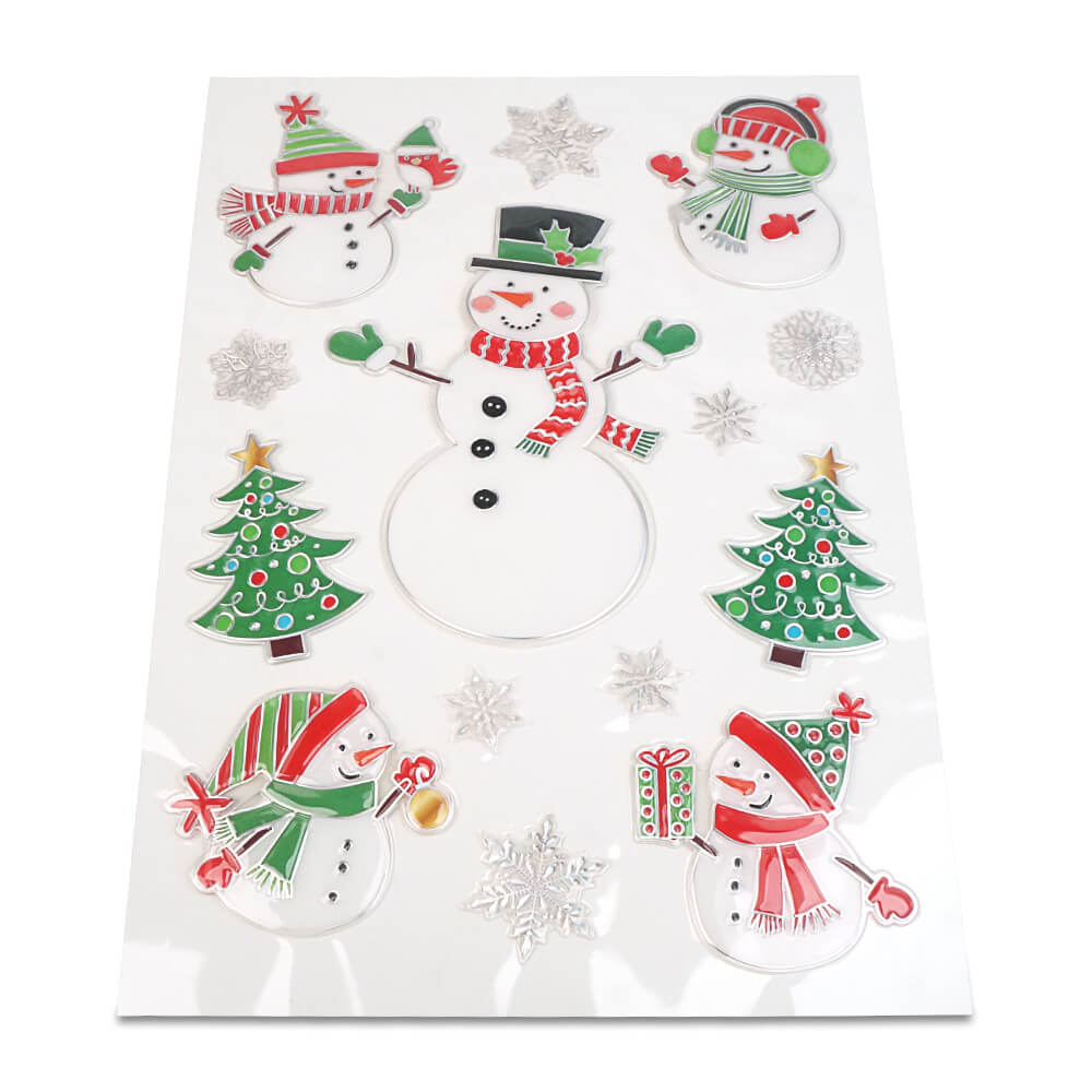 "Snowman" window decoration