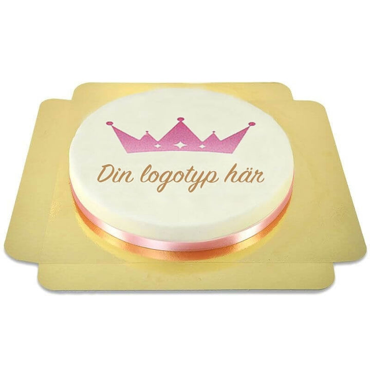 Round corporate cake – 36 cm