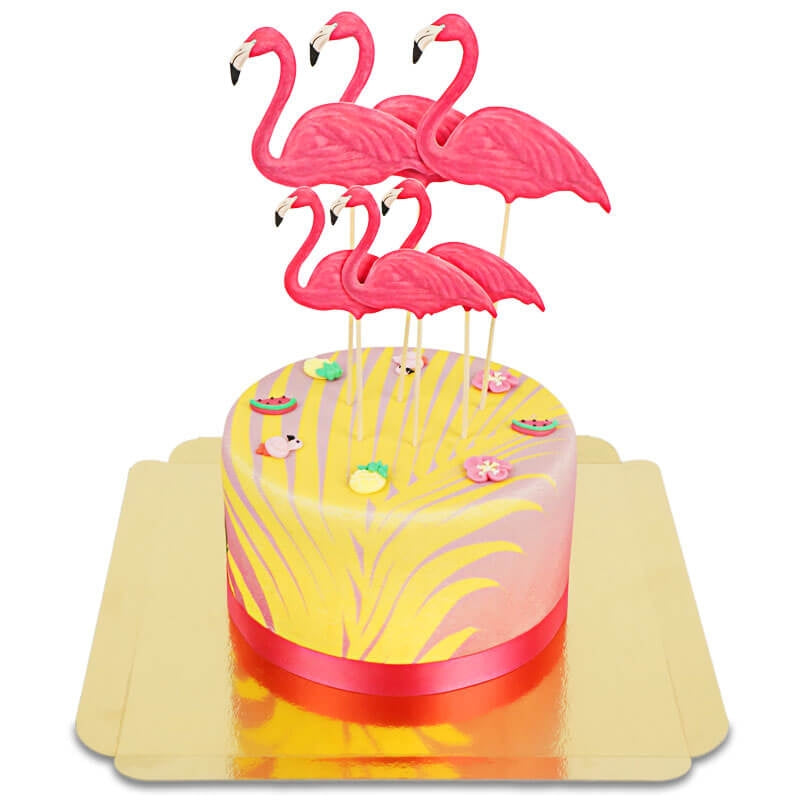 Deluxe Flamingo Cake