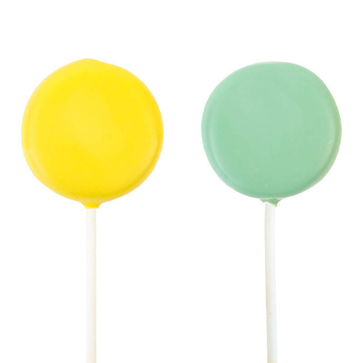 Colourful Flatpops in 2 colours (2x6 pieces)