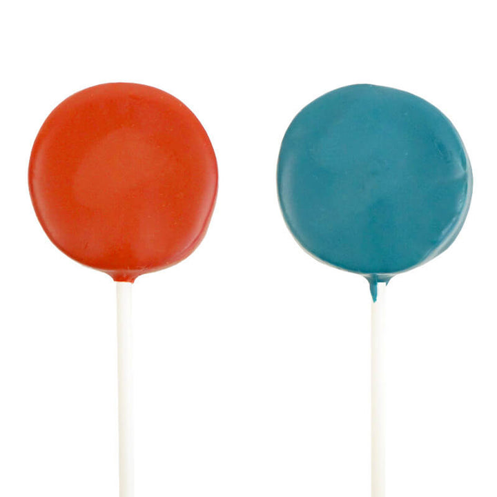 Colourful Flatpops in 2 colours (2x6 pieces)