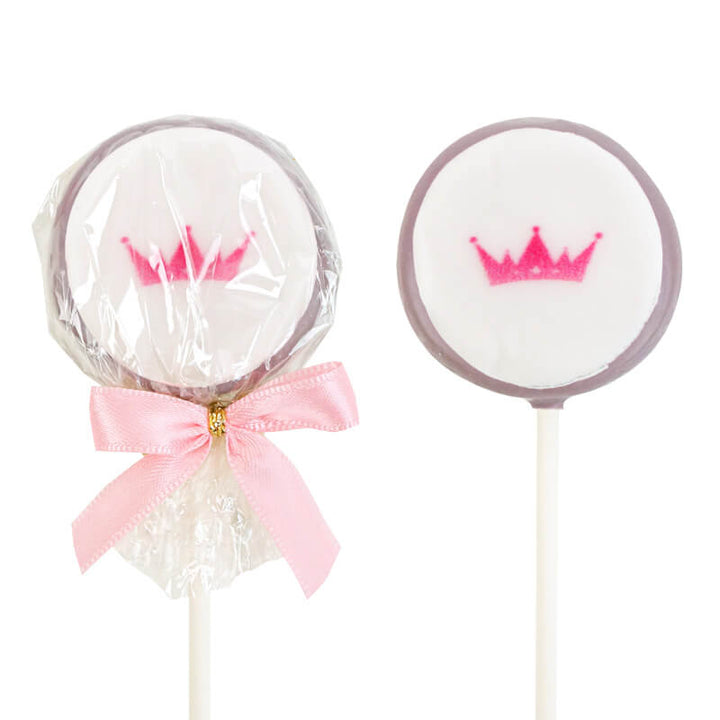 Single-colour colourful Flatpops with logo (12 pieces)