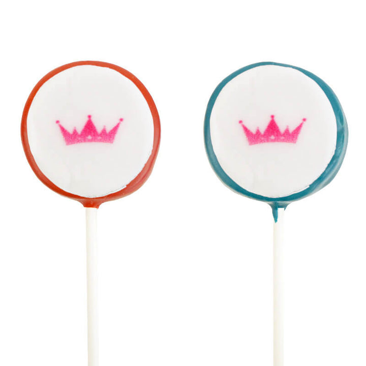 Colourful Flatpops with logo in 2 colours (2x6 pieces)