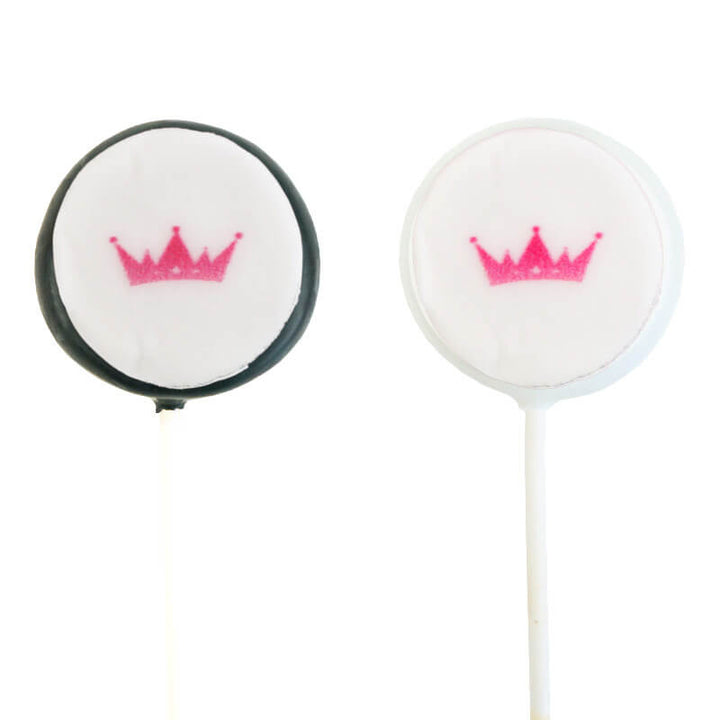 Colourful Flatpops with logo in 2 colours (2x6 pieces)