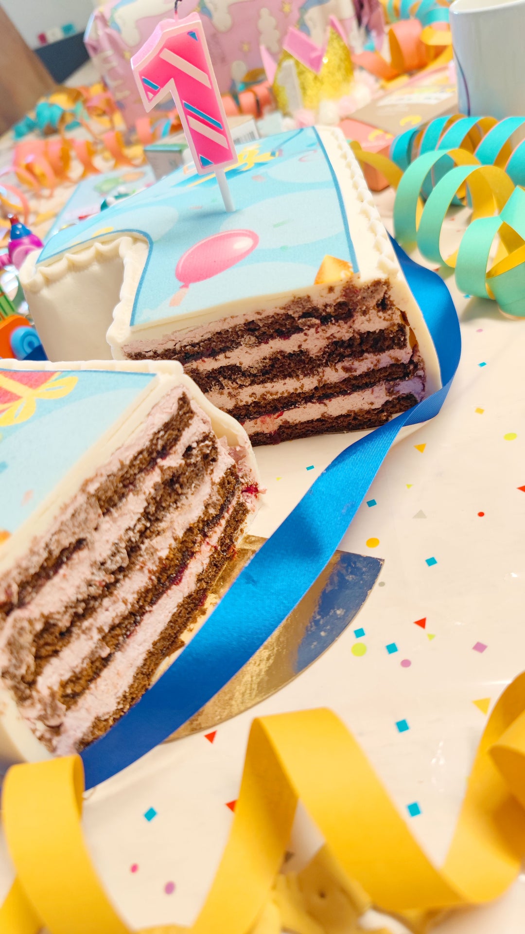Double Birthday Number Cakes