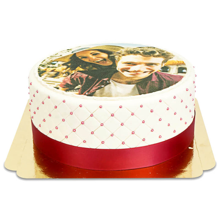 Deluxe Photo Cake M – double height