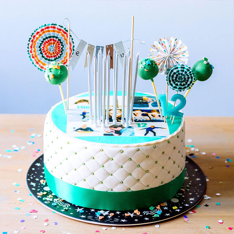 Deluxe Photo Cake S – double height