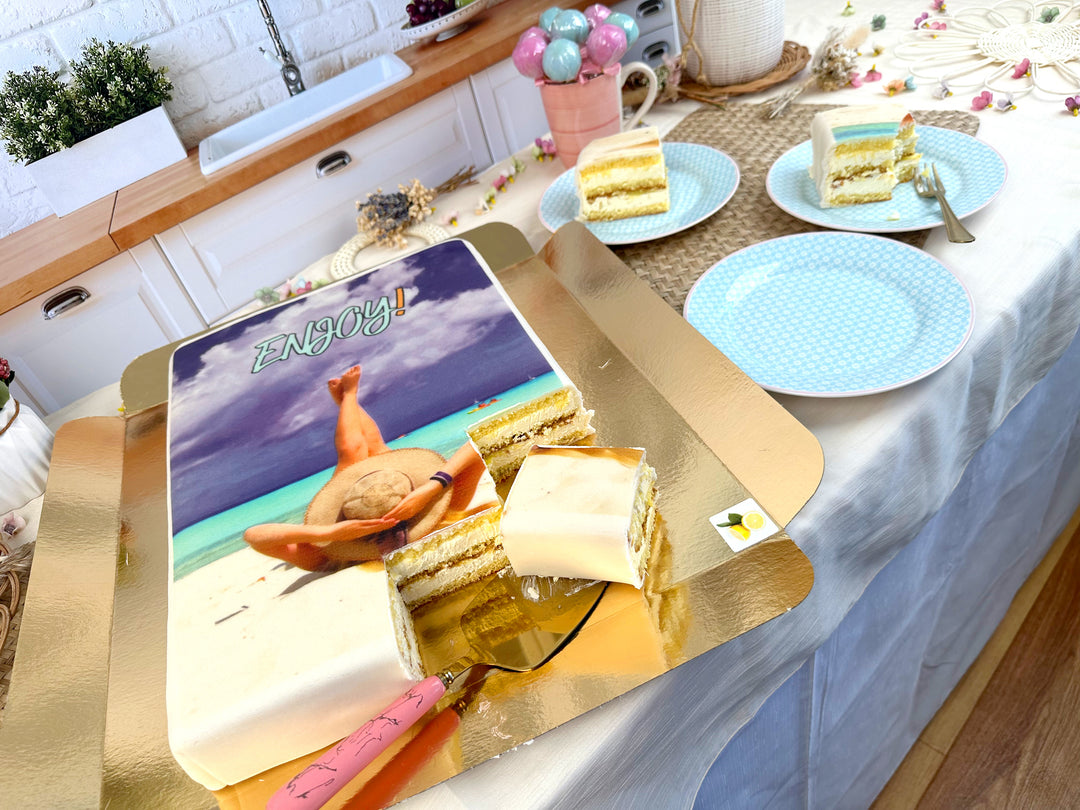 Photo Cake L - 39 x 27 cm
