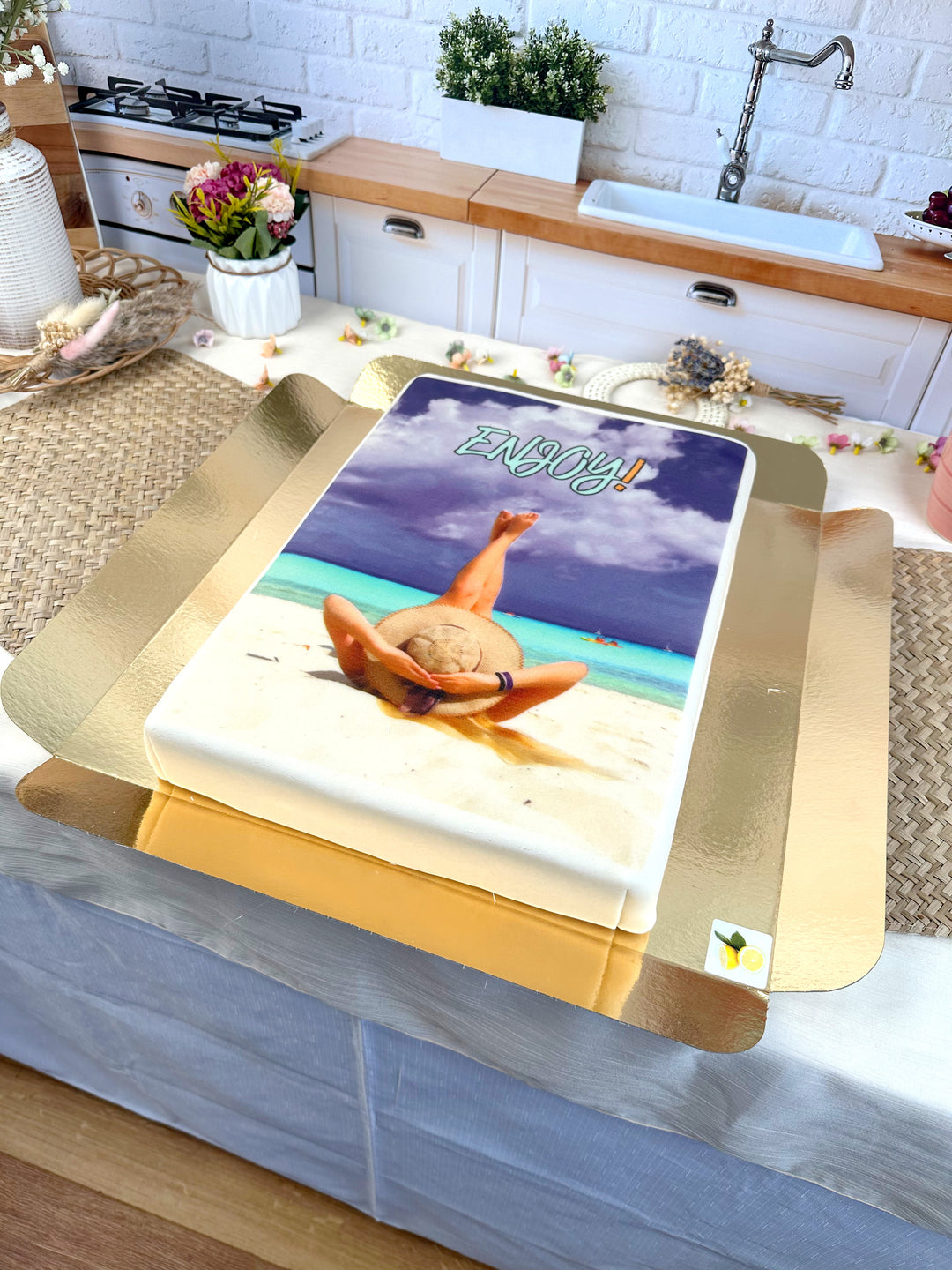 Photo Cake L - 39 x 27 cm