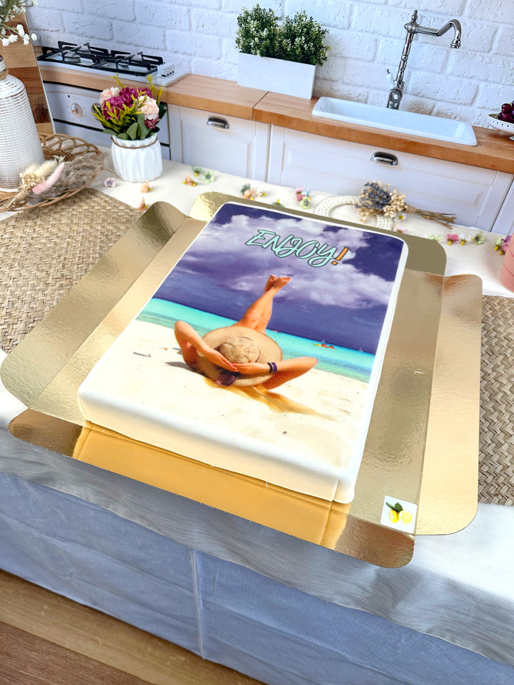 Photo Cake L - 39 x 27 cm