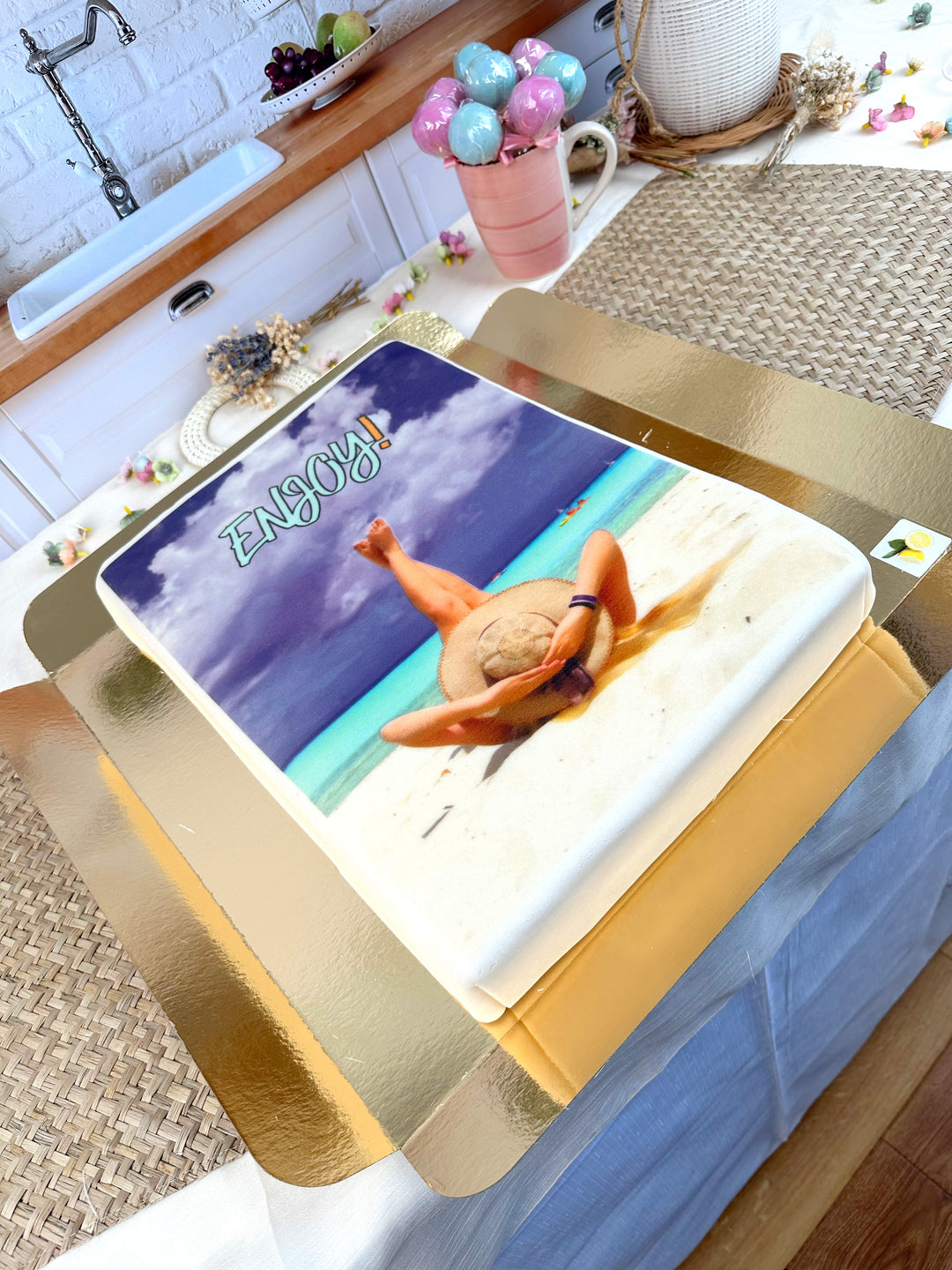 Photo Cake L - 39 x 27 cm