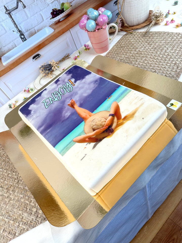 Photo Cake L - 39 x 27 cm