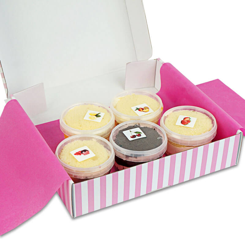 Cake Taster Samples "Fruit Mix" (set of 5)